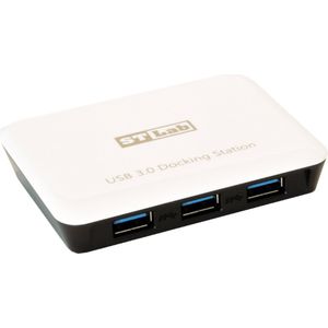EX-1123-N - Hub - USB 3.0 - Ethernet 1 Gigabit LAN - Zwart
