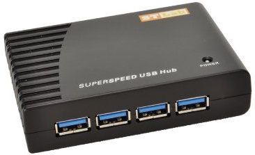 EX-1125 - USB 3.0 Hub - Zwart - Compact - 4 Poorten