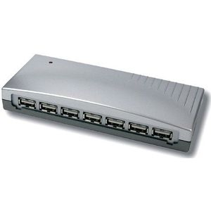 EX-1171 - USB Hub - Zwart - Compact - 7 Poorten