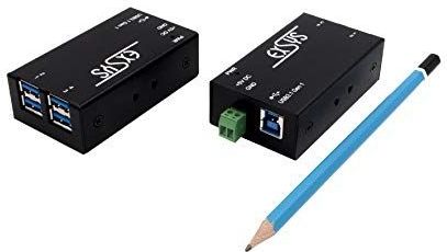 Exsys - EX-1180HMS - Docking Station - Zwart - USB 3.2 Gen 1 - 4 Poorten