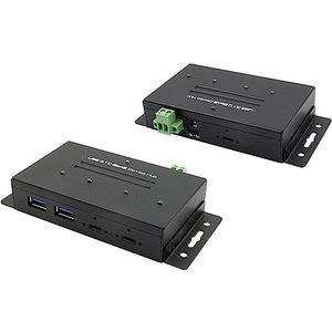 EX-1240HMVS - USB 3.2 Gen 2x1 HUB - Zilver - Metalen - 4 Poorten