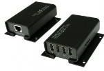 Exsys EX-1444 USB 2.0 Extender, 4 poorten ""Kat. 5/5e/6"", 100 m