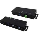 Exsys - EX-1517HMVS - USB-hub - Zwart - 7 Poorten - USB 3.2 Gen1