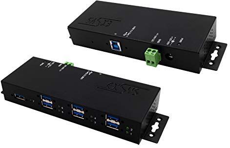 Exsys - EX-1517HMVS - USB-hub - Zwart - 7 Poorten - USB 3.2 Gen1