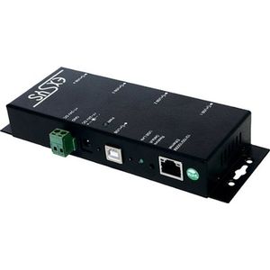 Exsys EX-6002 Netwerkadapter - Zwart - Metalen Behuizing - 4x USB 2.0 Poorten