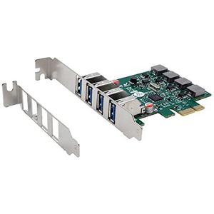 Exsys GmbH - EX-11044 - PCIe USB 3.2 Gen 1 Kaart - 4 Poorten - VIA-chipset