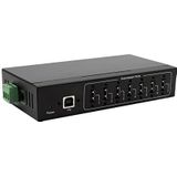 Exsys - EX-11217HMVS - USB 2.0 Hub - 7 Poorten - Metalen - Inclusief Netadapter