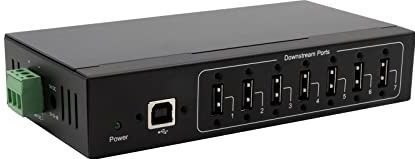 Exsys - EX-11217HMVS - USB 2.0 Hub - 7 Poorten - Metalen - Inclusief Netadapter