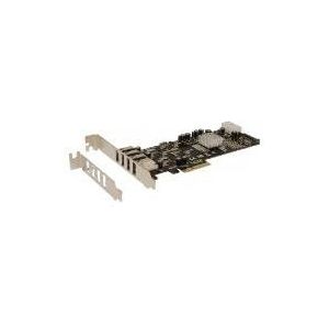 Uitbreidingskaart - USB 3.0 - PCIe - Zwart - 4 Poorten