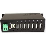 EXSYS - EX-1177HMV - USB 2.0 Hub - Zwart - Metalen - 7-poorts