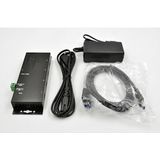 Exsys - EX-1183HMVS-2 - USB-hub - Zwart - Metalen - 4 Havens