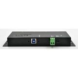 Exsys - EX-1183HMVS-2 - USB-hub - Zwart - Metalen - 4 Havens
