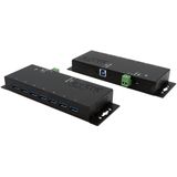 Exsys - EX-1188HMS-3 - USB 3.2 Hub - Zwart - 7-poorts met Voeding