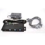 Exsys - EX-1189HMVS-3 - USB-hub - Zwart - 7 Poorten - 15KV ESD Beveiliging