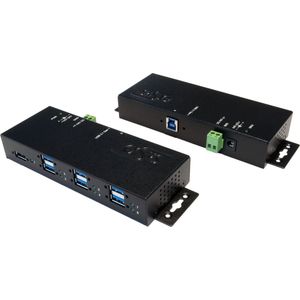 Exsys - EX-1189HMVS-3 - USB-hub - Zwart - 7 Poorten - 15KV ESD Beveiliging