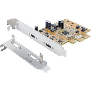 Exsys EX-12003,PCIe, 2 cPort USB 3.1 Gen2, Controlekaart