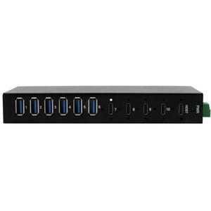 Exsys - EX-12290HMS - USB 3.2 Gen 2x1 Hub - Zwart - 10-poorts