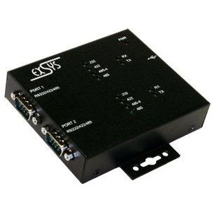 Exsys EX-1333V, USB naar 2x RS-232/422/485, Data converter