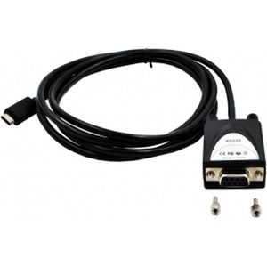 Exsys EX-2311-2F USB 2.0 naar 1 x RS-232 (1.80 m), Interfacekabel