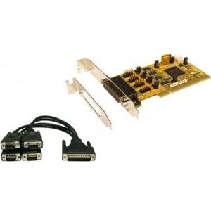 Exsys - EX-41384 - Input Adapter - 4x Seriële RS232 - PCI - Plug-and-Play