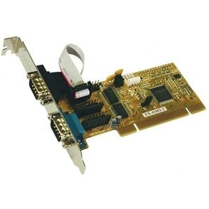 Exsys - EX-41052-2 - PCI I/O Kaart - RS232 - 2x Seriële Uitgangen