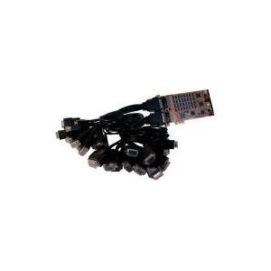 Exsys - PCI-Express 32S - Seriële RS-232 Kaart - Controlekaart - 4 x Octopus Kabel met 8 x 9 Pin Connector