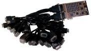 Exsys - PCI-Express 32S - Seriële RS-232 Kaart - Controlekaart - 4 x Octopus Kabel met 8 x 9 Pin Connector