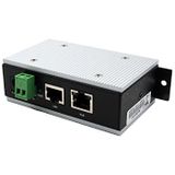 Exsys GmbH - PoE Gigabit Injector - Metalen Behuizing - 30W - 12-48V DC