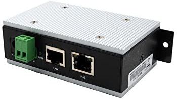 Exsys GmbH - PoE Gigabit Injector - Metalen Behuizing - 30W - 12-48V DC