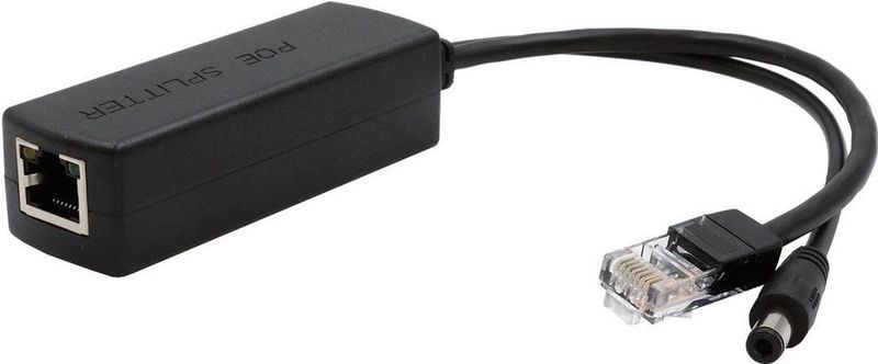 Exsys - EX-60320 - PoE+ Splitter - 10/100Mbps - 12VDC/24W