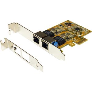 Exsys - EX-6072-3 - Netwerkkaart - Dual Gigabit Ethernet - PCI-Express - 2x1Gbps