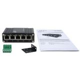 Exsys - EX-62020 - Netwerkschakelaar - Zwart - 5x 1 Gbit/s