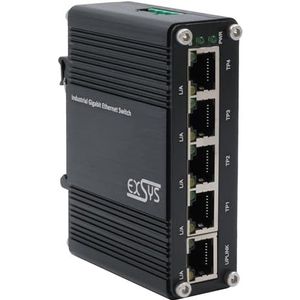 Exsys - EX-62020 - Netwerkschakelaar - Zwart - 5x 1 Gbit/s