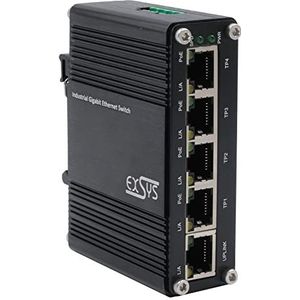 Exsys EX-62020PoE 5-poorts PoE Industrie Ethernet Switch