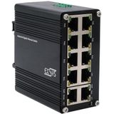 EXSYS - EX-62025 - Industriële Ethernet Switch - Zwart - Mini 10-poorts