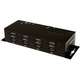 Hubs - EX-6685HMV - USB 3.0 en FireWire 1394B - Metalen Behuizing