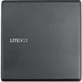 Lite-On ES1 draagbare dvd-brander, ultraslank, USB 2.0, zwart