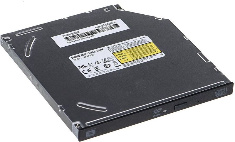 LiteOn Internal DRW DU-8AESH, SATA, Bulk, Slim 9,5mm