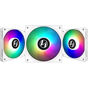Lian Li ST120 RGB PWM, 120mm, 3-pack, Wit