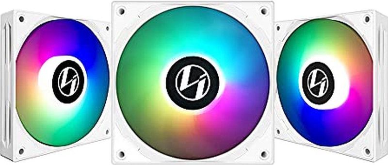 Lian Li ST120 RGB PWM, 120mm, 3-pack, Wit