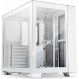 Lian Li - PC-O11 Dynamic Mini Snow Edition - PC-behuizing - Wit - Gehard Glas