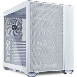 Lian Li O11 AIR MINI WHITE Mini-tower Gaming-behuizing, Behuizing Wit
