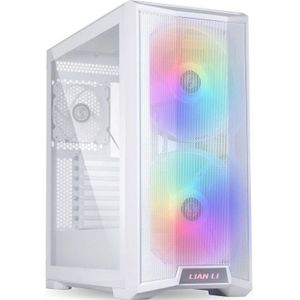 Lian-Li Lancool 215 (ATX, mATX, Mini-ITX, E-ATX), PC-behuizing, Wit