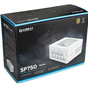 Lian-Li SP750, 80 Plus Gold SFX netsnoer - 750 watt, wit