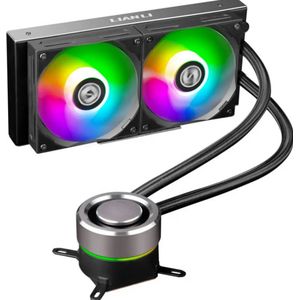 Lian-Li GALAHAD 240 V2 compleet waterkoelsysteem, DRGB, CPU waterkoelers, Zwart