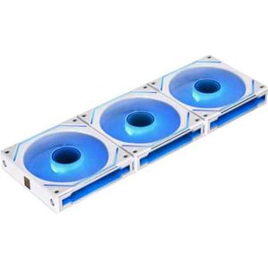 Lian Li UNI FAN SL-INFINITY - Ventilatorhuis 3 pack - 3x 120 mm - 2100 omw/min. - 29 dBA - PMW - ARGB - 4-pins - wit