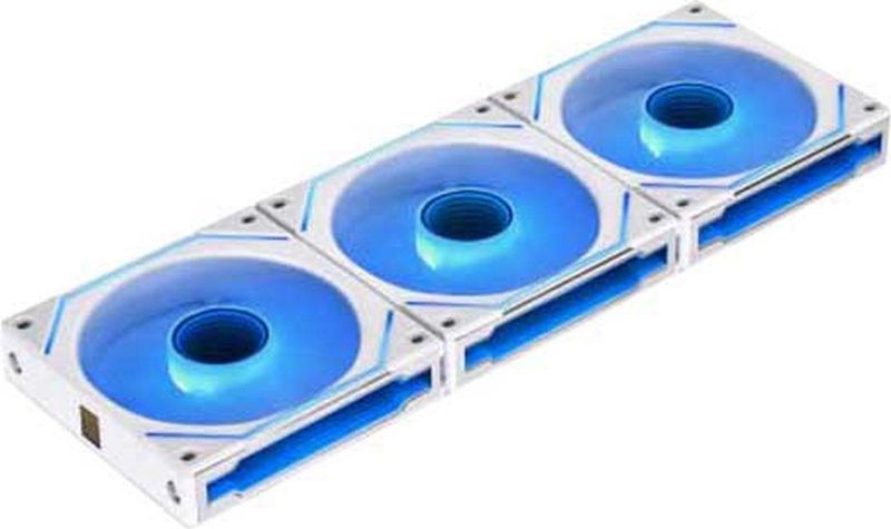 Lian Li UNI FAN SL-INFINITY - Ventilatorhuis 3 pack - 3x 120 mm - 2100 omw/min. - 29 dBA - PMW - ARGB - 4-pins - wit