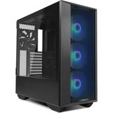 Lian Li Lian Li LANCOOL III Midi-Tower, RGB - schwarz Midi-tower PC-behuizing Zwart