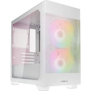 Lian Li LANCOOL 205M Mesh Micro-ATX-Gehäuse, Tempered Glass - weiß