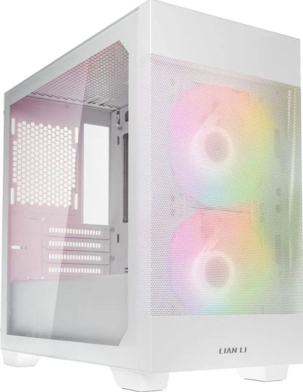 Lian Li LANCOOL 205M Mesh Snow - Minitowermodel - micro-ATX - wit